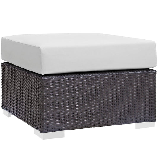 Convene 3 Piece Outdoor Patio Sofa Set - Espresso White