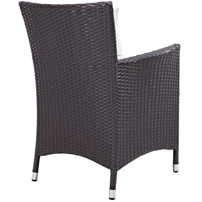 Convene Dining Outdoor Armchair - Espresso White