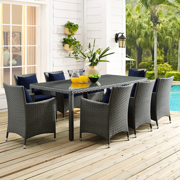 Sojourn 82" Outdoor Patio Dining Table - Default Title
