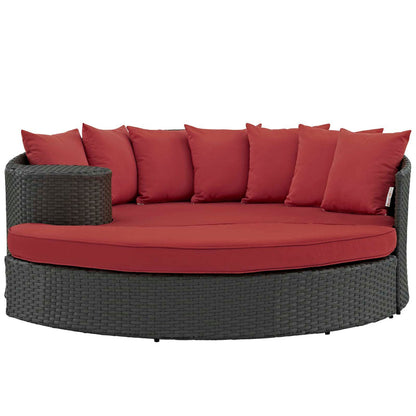 Sojourn Outdoor Patio Sunbrella® Daybed - Canvas Red