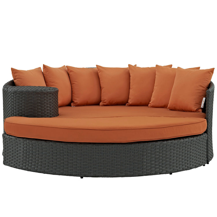 Sojourn Outdoor Patio Sunbrella® Daybed - Canvas Tuscan