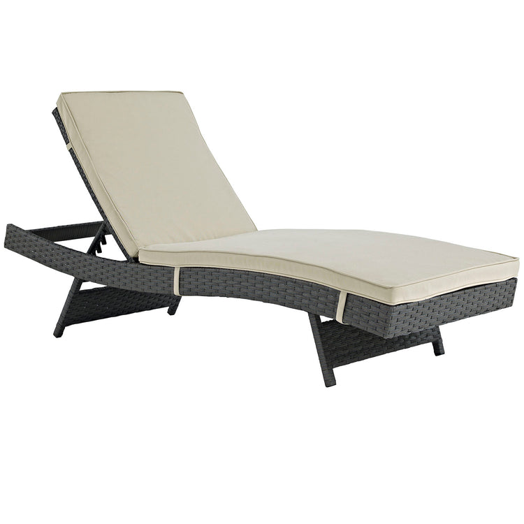 Sojourn Outdoor Patio Sunbrella® Chaise - Antique Canvas Beige