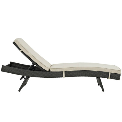 Sojourn Outdoor Patio Sunbrella® Chaise - Antique Canvas Beige
