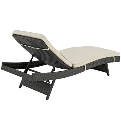 Sojourn Outdoor Patio Sunbrella® Chaise - Antique Canvas Beige