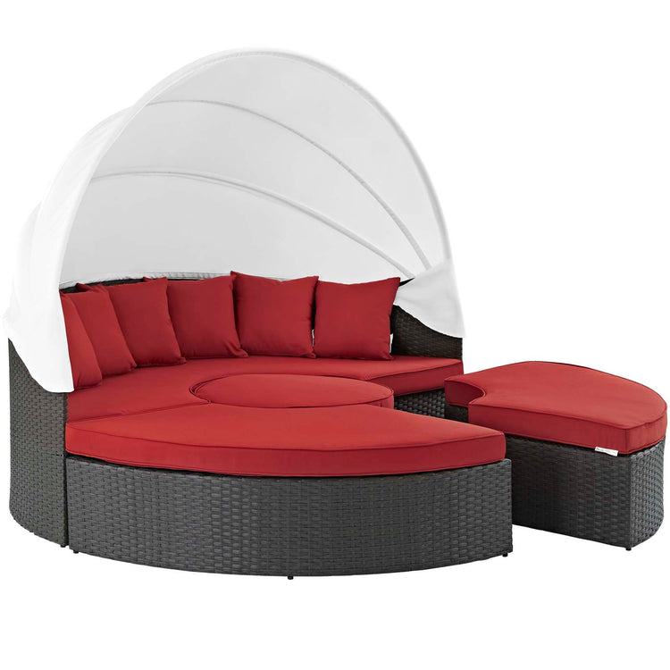 Sojourn Outdoor Patio Sunbrella® Daybed - Canvas Red
