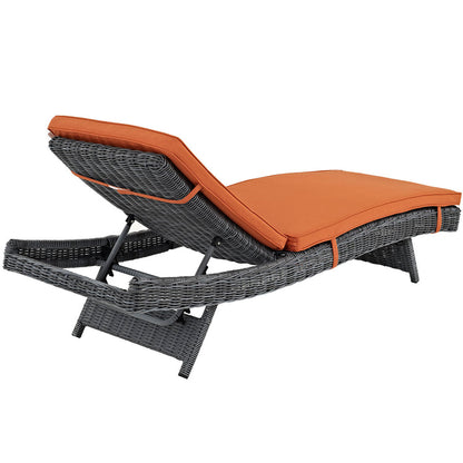 Summon Outdoor Patio Sunbrella® Chaise - Canvas Tuscan