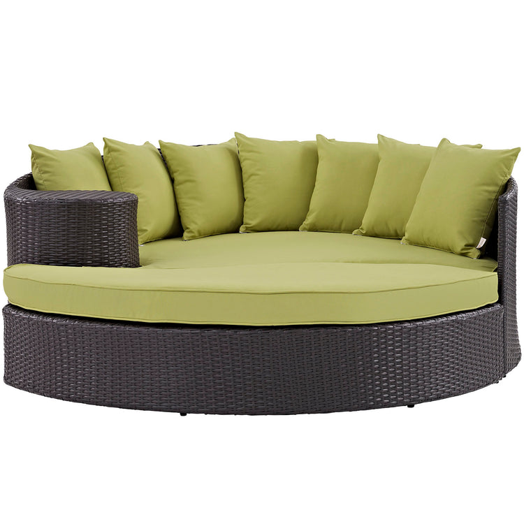 Convene Outdoor Patio Daybed - Espresso Peridot