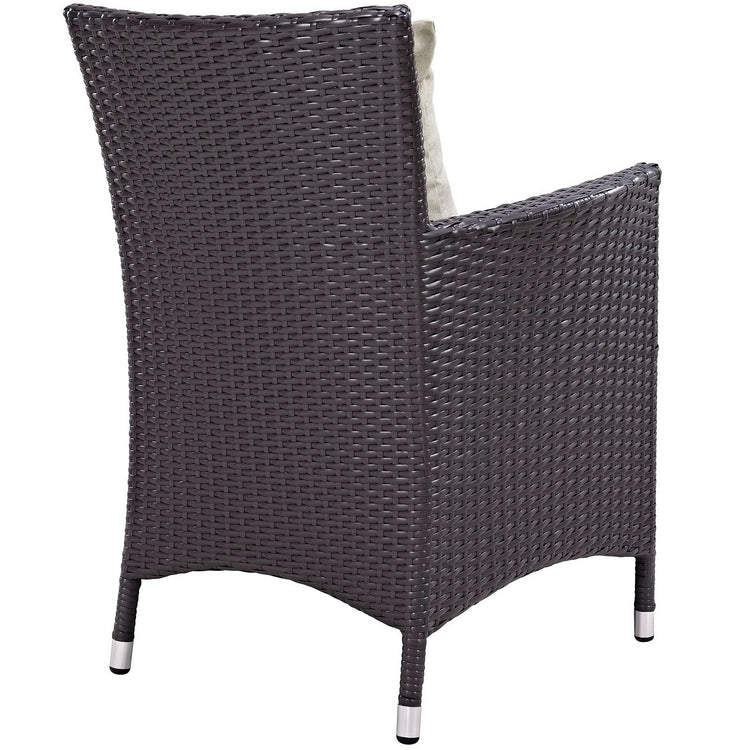 Convene 4 Piece Outdoor Dining Set - Espresso Beige