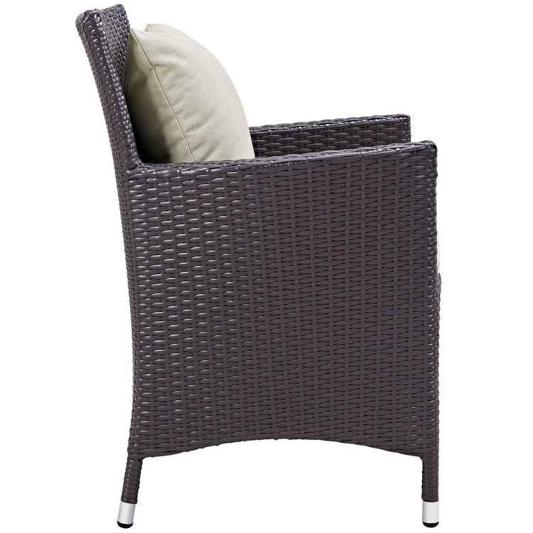 Convene 11 Piece Outdoor Dining Set - Espresso Beige