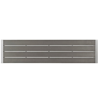 Shore Outdoor Patio Aluminum Bench - Default Title