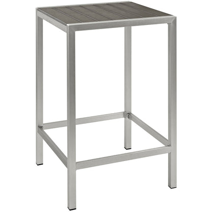 Shore Outdoor Patio Aluminum Bar Table - Default Title