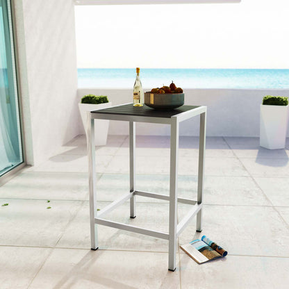 Shore Outdoor Patio Aluminum Bar Table - Default Title