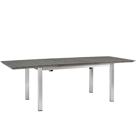 Shore Outdoor Patio Aluminum Dining Table - Default Title