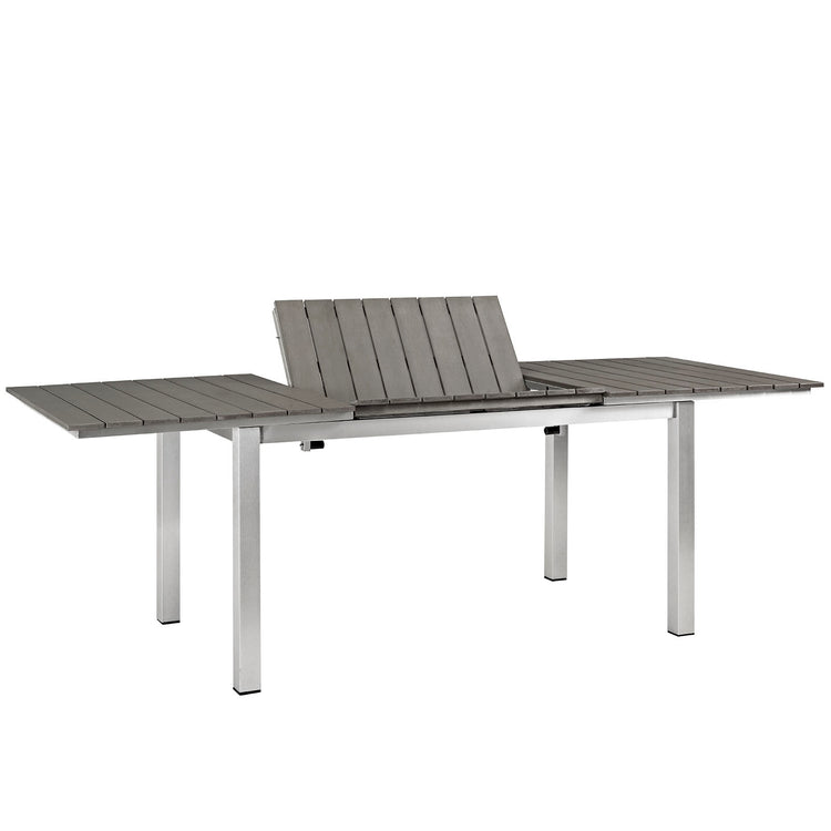 Shore Outdoor Patio Aluminum Dining Table - Default Title