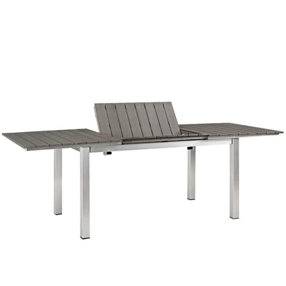 Shore Outdoor Patio Aluminum Dining Table - Default Title