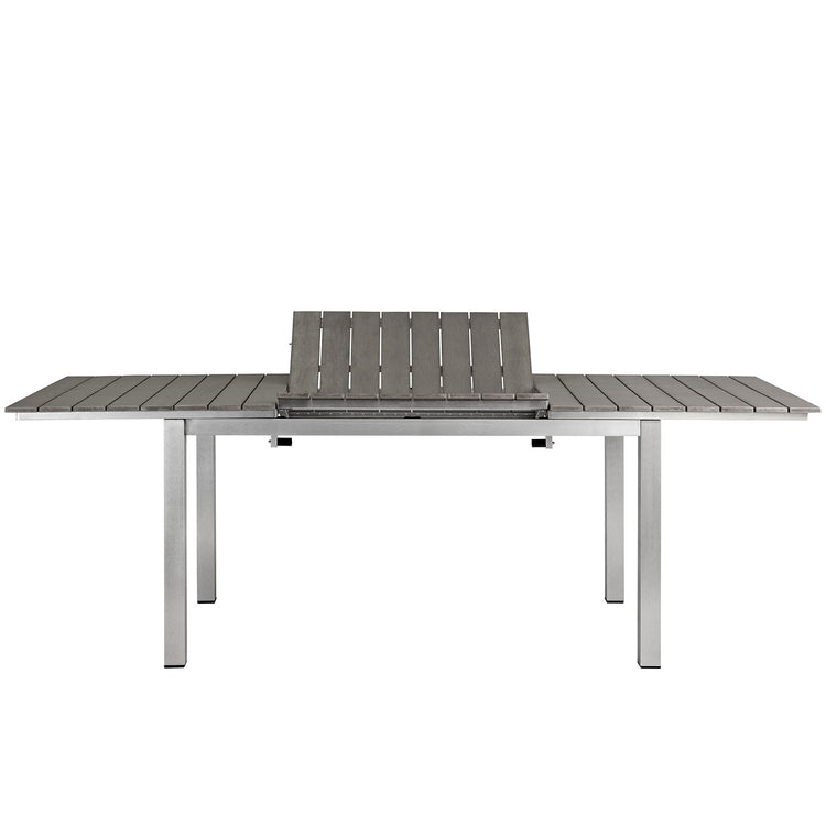 Shore Outdoor Patio Aluminum Dining Table - Default Title
