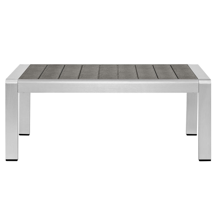 Shore Outdoor Patio Aluminum Coffee Table - Default Title