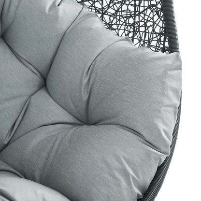 Hide Outdoor Patio Swing Chair With Stand - Gray