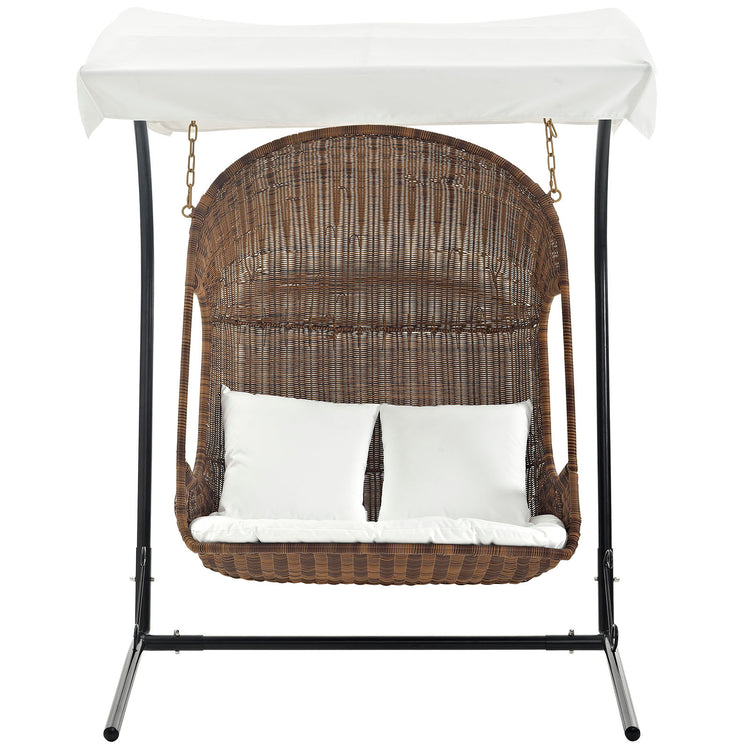 Vantage Outdoor Patio Swing Chair With Stand - Default Title
