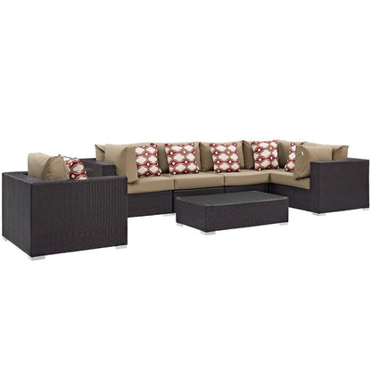 Convene 7 Piece Outdoor Sectional Set - Default Title