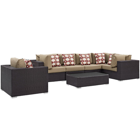 Convene 7 Piece Outdoor Sectional Set - Default Title