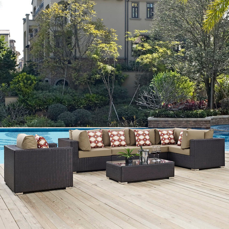 Convene 7 Piece Outdoor Sectional Set - Default Title