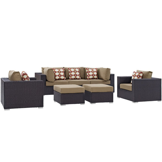 Convene 7 Piece Outdoor Sectional Set - Default Title