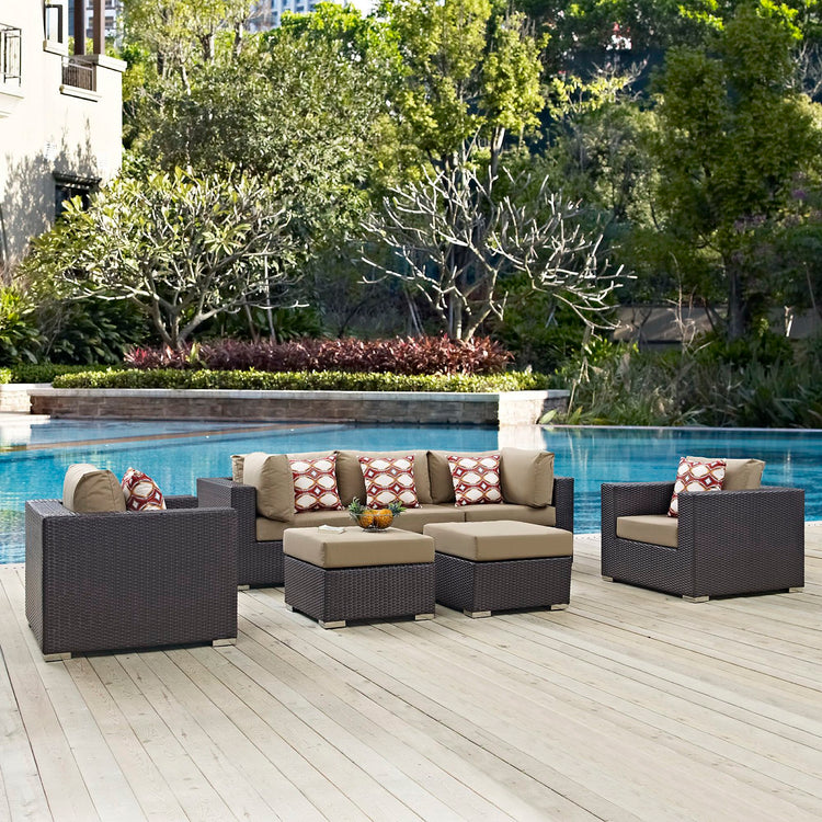 Convene 7 Piece Outdoor Sectional Set - Default Title