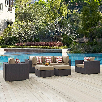Convene 7 Piece Outdoor Sectional Set - Default Title