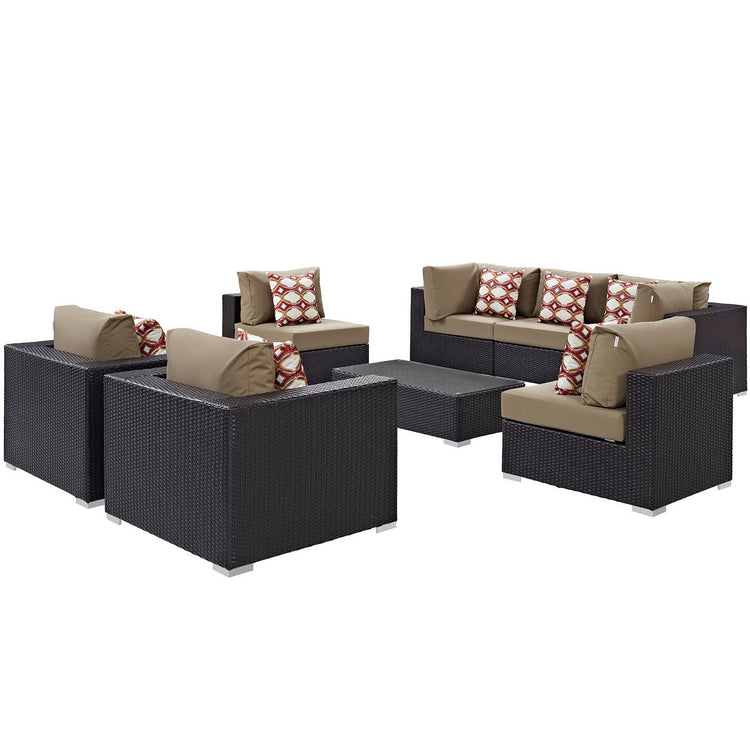 Convene 8 Piece Outdoor Sectional Set - Default Title
