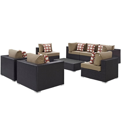 Convene 8 Piece Outdoor Sectional Set - Default Title