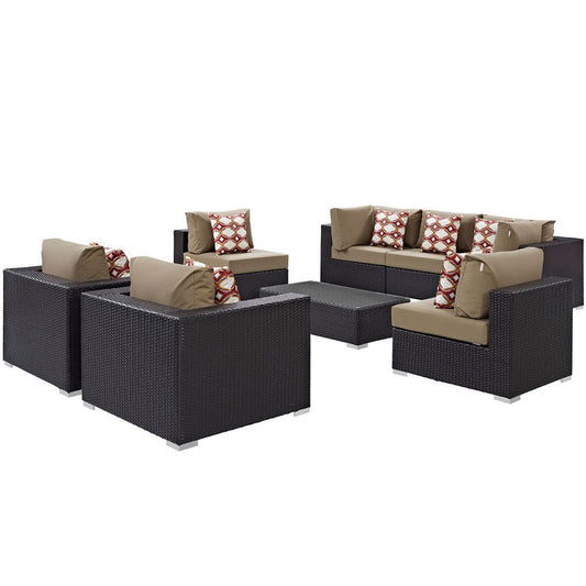 Convene 8 Piece Outdoor Sectional Set - Default Title