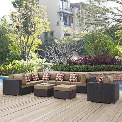 Convene 9 Piece Outdoor Sectional Set - Default Title