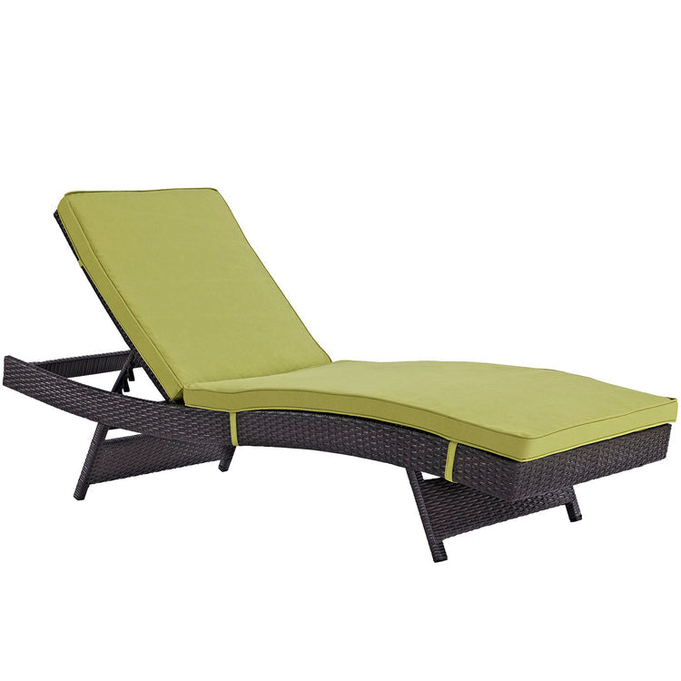 Convene Outdoor Patio Chaise Set of 4 - Espresso Peridot