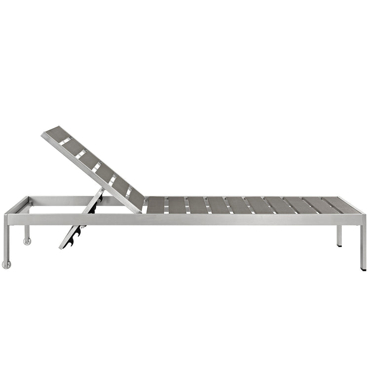 Shore Outdoor Patio Aluminum Chaise Set of 4 - Default Title