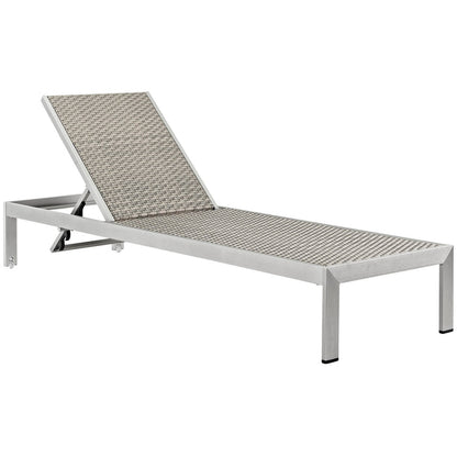 Shore Outdoor Patio Aluminum Chaise Set of 2 - Default Title