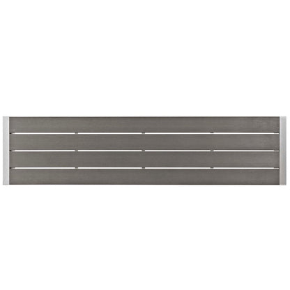 Shore 3 Piece Outdoor Patio Aluminum Dining Set - Default Title