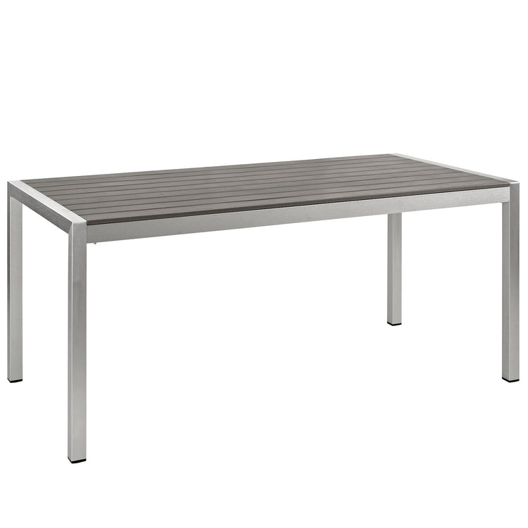 Shore 5 Piece Outdoor Patio Aluminum Dining Set - Default Title