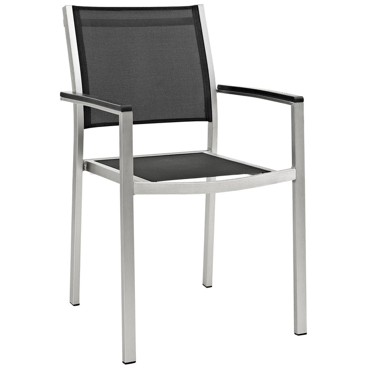 Shore 5 Piece Outdoor Patio Aluminum Dining Set - Default Title