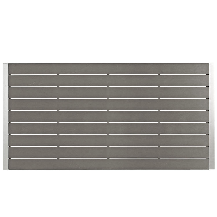 Shore 7 Piece Outdoor Patio Aluminum Dining Set - Default Title