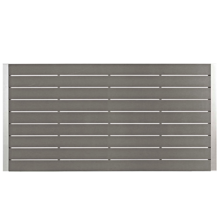 Shore 9 Piece Outdoor Patio Aluminum Dining Set - Default Title
