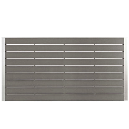 Shore 9 Piece Outdoor Patio Aluminum Dining Set - Default Title