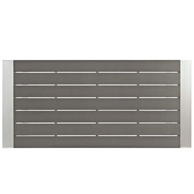 Shore 5 Piece Outdoor Patio Aluminum Dining Set - Default Title