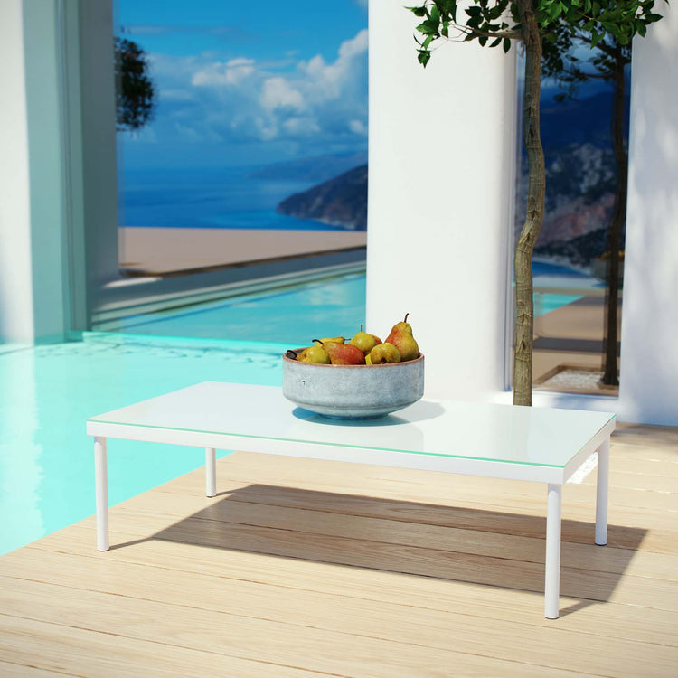 Harmony Outdoor Patio Aluminum Coffee Table - Default Title
