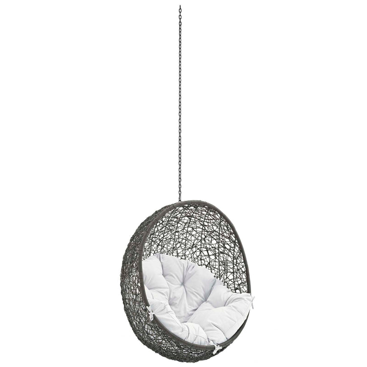 Hide Outdoor Patio Swing Chair Without Stand - Gray White