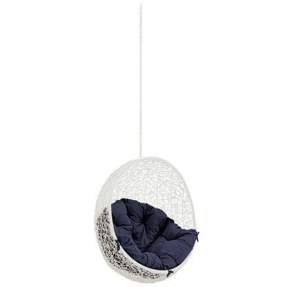 Hide Outdoor Patio Swing Chair Without Stand - White Navy