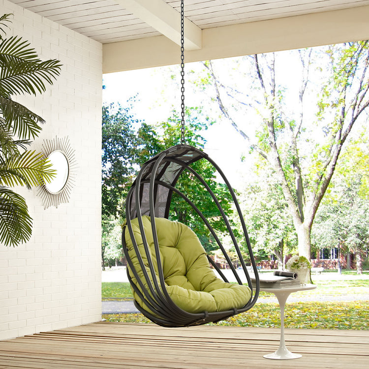 Whisk Outdoor Patio Swing Chair Without Stand - Peridot