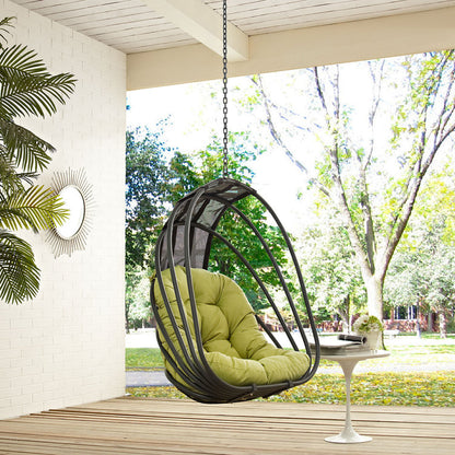 Whisk Outdoor Patio Swing Chair Without Stand - Peridot