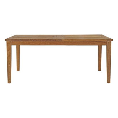 Marina Extendable Outdoor Patio Teak Dining Table - Default Title