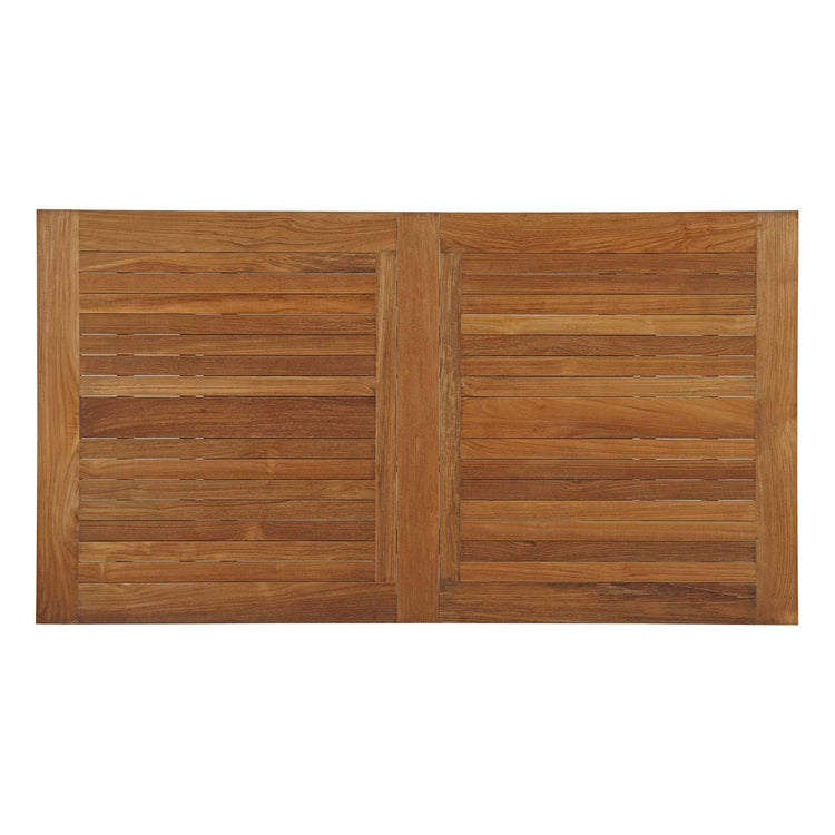 Marina Extendable Outdoor Patio Teak Dining Table - Default Title